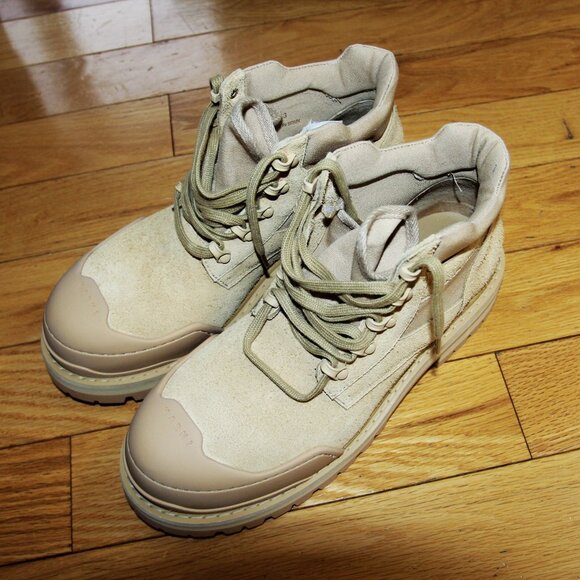 BNWT AW24 MARNI LEATHER SUEDE ANKLE COMBAT BOOTS 43 - Picture 2 of 16